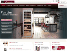 Tablet Screenshot of lasommeliere.com