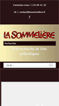 Mobile Screenshot of lasommeliere.fr